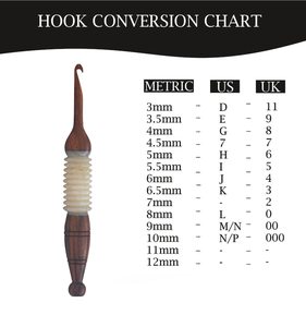 Crochets en résine en bois pour tricoter différentes tailles disponibles crochets ergonomiques tournés à la main cadeaux - Product Image 6