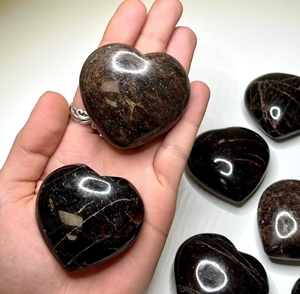 Usine directe Offre Spéciale Hessonite grenat cristal coeur palmier pierre Folk fête de mariage cadeau décor Art Style indien Agate - Product Image 6