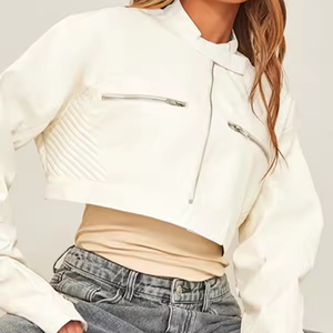 Chaquetas de Motocross de Cuero Genuino para Mujer con la Mejor Calidad de Tela Disponible en Colores y Logotipos Personalizados - Product Image 1