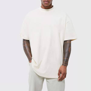 เสื้อยืดฮิปฮอปสไตล์ลำลองทรงโอเวอร์ไซส์สำหรับผู้ชาย ออกแบบเองได้ ผ้าฝ้าย 100% น้ำหนัก 220 กรัม เป็นมิตรกับสิ่งแวดล้อม แขนสั้น ไม่เป็นขุย คุณภาพสูง - Product Image 5