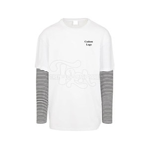 Camiseta de Doble Capa 100% Algodón de Alta Calidad para Hombre, Color Sólido, Transpirable, Ecológica, de Secado Rápido, Ligera, la Más Vendida para Adultos - Product Image 3