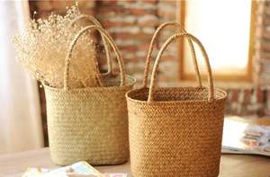 Wooden Messenger Box Bag Vintage Tote Crochet Brown Purses and Handbags Wedding Party Straw Bags New Arrival Women <b>Fringe</b> <b>Trim</b> - Product Image 4