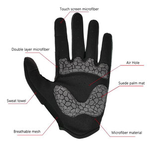 Gants chauds coupe-vent, gants thermiques pour l'hiver, course à pied en plein air, cyclisme - Product Image 5