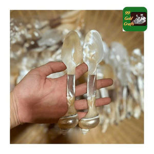 Cuillère à coquillages de luxe avec finition brillante naturelle Cuillère à coquillages élégante fabriquée au Vietnam pour les ustensiles de cuisine et la décoration de table unique - Product Image 4