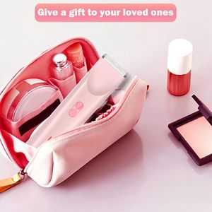 Afeitadora Eléctrica para Mujer, para Área del Bikini, Piernas, Brazos y Axilas, Recargable por USB, Doble Cuchilla, Resistente al Agua IPX7, 2000g, para Uso en Autocaravanas - Product Image 4