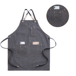 Wholesale Customized Kitchen Cheap Canvas <b>Apron</b> in Kitchen Home <b>Work</b> Canvas <b>Apron</b> - Product Image 1