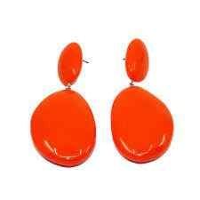 Boucles d'oreilles pendantes en résine faites à la main à la mode pour femmes Collection de mode avec accessoires uniques de style d'amour - Product Image 5