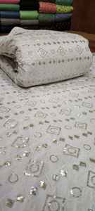 Tela Brocada de Trama Cruzada Hecha a Medida, Tejida 100% Algodón, Bordado Intrincado, Anti-Pilling, Texturas Ricas, Ropa para Mujeres y Niñas - Product Image 4