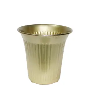 Great Design Decoration Iron Planter Gold Color Planter SALAIDAR Pot For Living Room Decoration Handmade Wholesale Prices