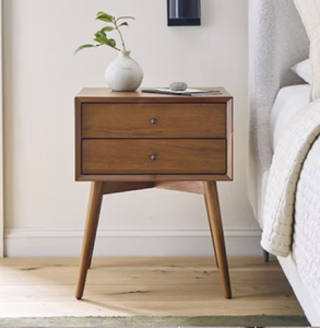 Simple & Modern Wooden <b>Bedside</b> Table, Open Cube Design with Internal <b>Shelf</b>, Compact Nightstand Available at wholesale prices. - Product Image 6