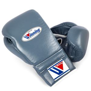 Gants d'entraînement à lacets de boxe gris abordables en couleur et design de taille personnalisée pour l'entraînement de boxe et la compétition - Product Image 5