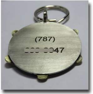 Custom Stamped <b>Dog</b> Collar Name <b>Tag</b> Personalized Metal Pet <b>ID</b> <b>Tag</b> with Name & Contact Details - Product Image 3