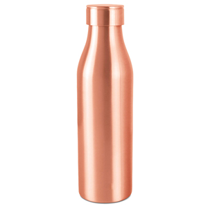 Conception martelée meilleure qualité verres bouteilles en cuivre avec couvercle en plein air mariages bouteille inoxydable flacon à vide bouteilles - Product Image 3