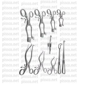 ฉลากส่วนตัวผ่าตัดสัตวแพทย์หดชุด10ชิ้น Weitlaner Gelpi เครื่องมือบรรจุที่กำหนดเองทำโดย Pissco - Product Image 1