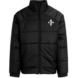 Chaqueta de invierno con logotipo personalizado de 2025, chaqueta acolchada con cremallera estampada transpirable de poliéster 100% de ATLANTIC - Product Image 5