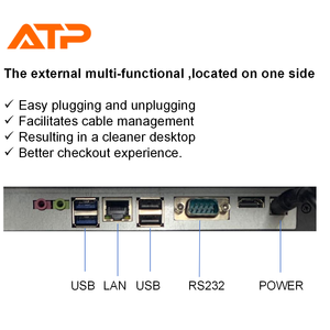 Tudo em um sistema POS para loja de varejo Android POS máquina com impressora - Product Image 6