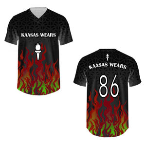 Maillot de baseball personnalisé par sublimation et série de maillots de tournoi respirants, uniforme de softball - Product Image 2