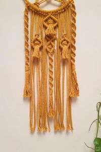 Attrape-rêves en coton pour la maison et le bureau Attrape-rêves artisanaux en macramé boho - Product Image 3