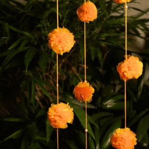 New Arrival 2026 Designer New Marigold Garlands Beautiful <b>Wall</b> Garlands Foe Wedding, Haldi, Mehendi,<b>Party</b> <b>Decor</b> Marigold Garland - Product Image 6