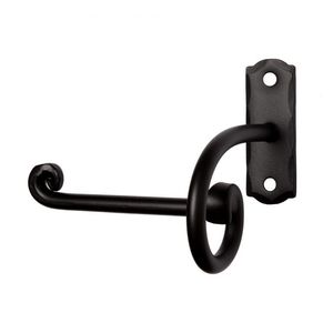 Creative Designed Metal Toilet <b>Paper</b> Roll Holder in Black <b>Color</b> Wall Hanging <b>Paper</b> Roll Holder for Bathroom & Kitchen - Product Image 3
