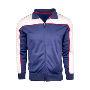 Profesional 20245 Impresión de logotipo personalizado Ropa deportiva Venta al por mayor de alta calidad Ropa de hombre Cuello alto Chaqueta de calentamiento de béisbol - Product Image 3