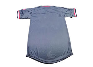 Uniforme de baseball léger à col en V, conceptions d'appliques de broderie, logo personnalisé, évacuation de l'humidité, 100% polyester, ensembles de grande taille, style - Product Image 3