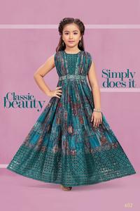 Attctaive Design Kids Wear Vestidos de diseñador de lujo y traje Sharara para ocasiones especiales como fiestas y festivales - Product Image 4