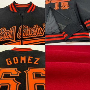 Premium <b>Baseball</b> Varsity Jacket Custom Logo Letterman Jacket Snap Button College Bomber Jacket Wholesale Supplier - Product Image 2