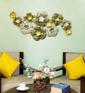 Precio de fábrica hecho a mano flores de Metal decoración de arte de la pared recién llegado esculturas de arte de pared de Metal únicas - Product Image 6