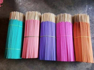 Bâtons d'encens naturels et colorés en vrac, encens à cœur de bambou pour la prière et la méditation - Product Image 6