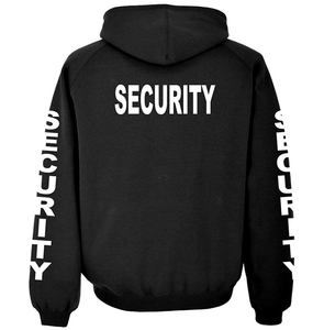 Sudadera de seguridad de gran tamaño unisex de alta calidad con estampado de logotipo personalizado uniformes de personal de oficina de trabajo de guardia de invierno al por mayor - Product Image 4