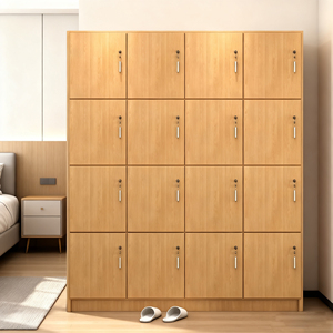 Gabinete de Almacenamiento de Madera Personalizado para Uso Comercial, Muebles Escolares, Diseño Moderno para Espacios Compartidos en Universidades, Gimnasios y Oficinas - Product Image 4