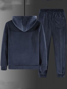 Vente flash - Survêtements unisexes personnalisés respirants et légers en molleton avec capuche - Ensemble de vêtements de sport pour homme pour l'hiver - Product Image 3