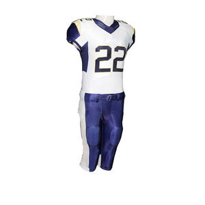 Concevez votre propre uniforme de football américain personnalisé avec du spandex/coton respirant et à séchage rapide, logo personnalisé, nom de l'équipe, fabriqué au Pakistan - Product Image 6