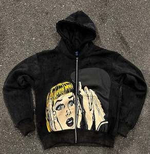 <b>Top</b> Selling Men's 100% Cotton Winter Hoodie New Design with Digital Print & Embroidery Low MOQ Wholesale From Pakistan - Product Image 4