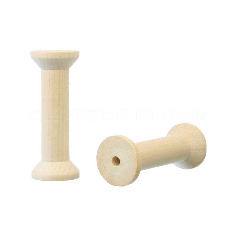 Vietnam Factory Natural Wooden Spools Unfinished