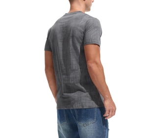 Venta al por mayor de Camisetas Personalizadas de alta calidad 100% algodón OEM impreso ropa en blanco siente la comodidad de la ropa de timbre de los hombres - Product Image 3