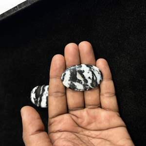 Zebra Jasper Cabochon ขายส่งจำนวนมากโดยน้ำหนักที่มีรูปร่างและขนาดที่แตกต่างกันสำหรับการทำเครื่องประดับ - Product Image 4