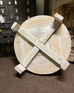 Table basse Chakki indienne vintage de Style japonais Offre Spéciale avec tabouret rond de Style rétro moderne pour le salon à la maison - Product Image 5