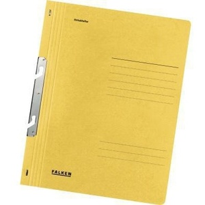 Falken DIN <b>A4</b> Yellow Manila Cardboard File <b>Folder</b> - Product Image 1