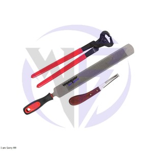 Kit de coupe de sabots de cheval Offre Spéciale ensemble d'outils de maréchal-ferrant avec coupe-pince et couteau fabrication d'utilisation équine et bovine Wenquar chirurgical - Product Image 2