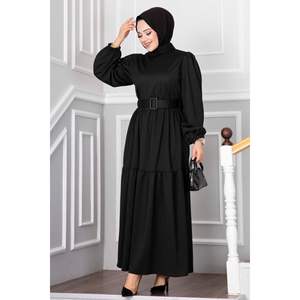 Vestido Beliz Belted Hijab Negro - Product Image 1