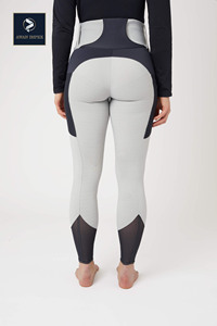 Asiento completo de silicona Nylon a caballo traje ecuestre ropa medias de carreras pantalones ecuestres pantalones de equitación - Product Image 3