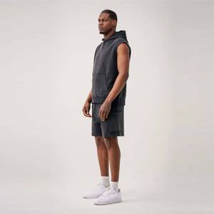 Sweat à capuche sans manches pour hommes par sublimation Sweat à capuche décontracté à la mode Sweat à capuche Hip Hop pour hommes Vêtements de sport de haute qualité - Product Image 3