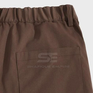 Pantalones Cargo de algodón 100% para hombre, ropa de entrenamiento informal, diseño de cintura media, ligero, de talla grande, uso al aire libre, servicio OEM transpirable - Product Image 3