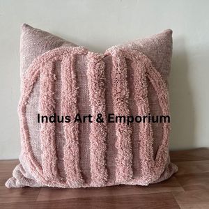 Funda de algodón hecha a mano para almohada, hecha a mano, estilo bohemio - Product Image 4