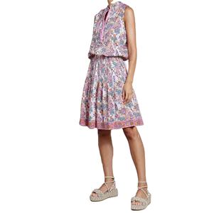 ชุดเซ็ตกระโปรงแม็กซี่ลายดอกไม้ 2 ชิ้นสำหรับสุภาพสตรี ผลิตจากผ้าฝ้ายวอยล์ 100% ดีไซน์วินเทจ ทรงเอไลน์ เหมาะสำหรับฤดูร้อน - Product Image 1