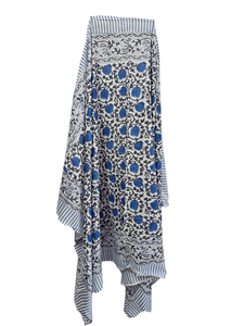 Sarong estampado a mano, sarong sanganeri estampado, sarong de algodón, pareo para mujer, bufanda hecha a mano, dupatta de algodón, pareo estampado de Jaipur - Product Image 2