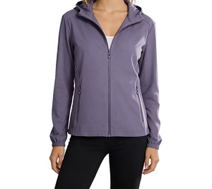 Wholesale Women's Softshell Jacket Custom LOGO Women Jacket <b>Waterproof</b> Softshell Coat Puffer With Windbreaker Coat - Product Image 1