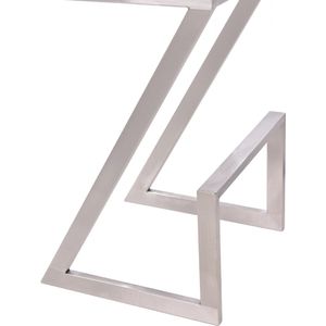 Thiết kế mới nhất thanh thép không gỉ phân với da trắng thoải mái chỗ ngồi Hot Bán Bar đồ nội thất cho bar nhà hàng khách sạn - Product Image 4